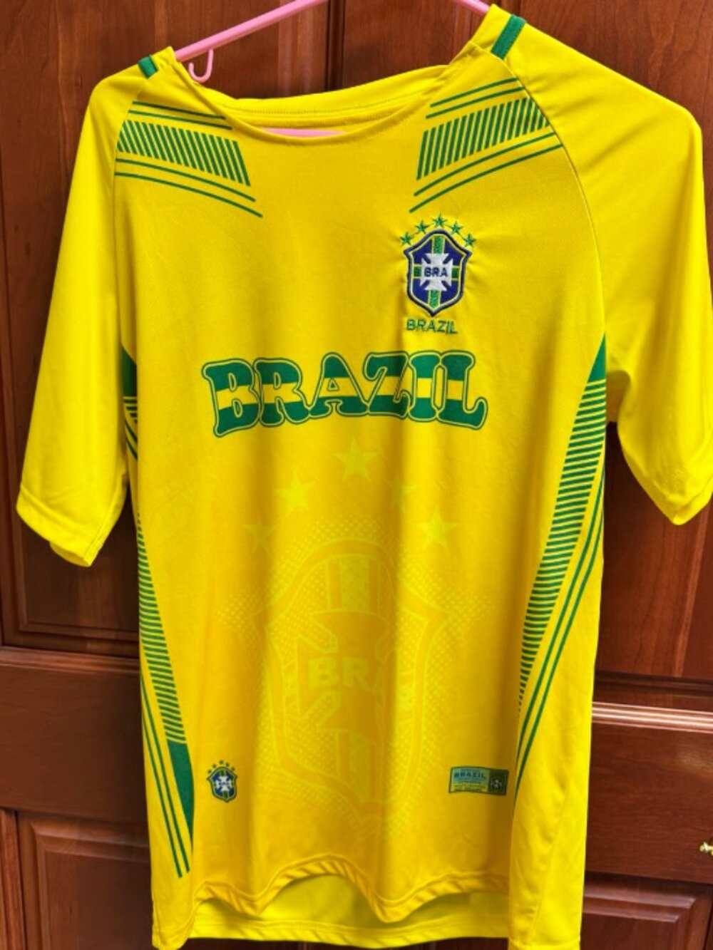 New! Brazil Soccer Shirt, Size L/XL
